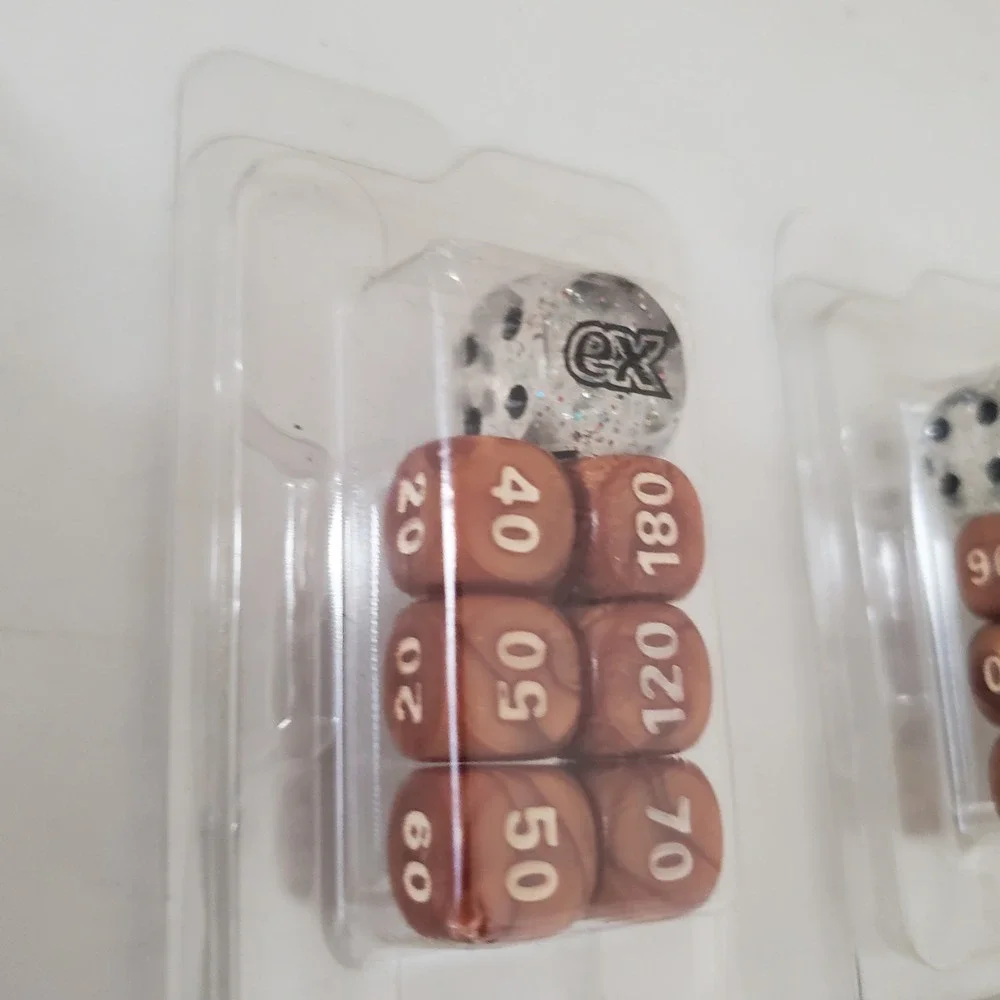Pokemon TCG Damage Counter Dice Sets Copper Marbled ex Marker 3 Packs New